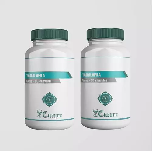 Tadalafila 5mg - 30 cápsulas -  Kit c/ 2 potes