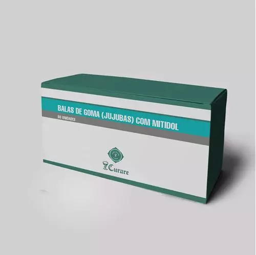 Balas De Goma (Jujubas) - Alívio Natural Da Dor (Mitidol®) - 60 Unidades Balas De Goma (Jujubas) - Alívio Natural Da Dor (Mitidol®) - 60 Unidades