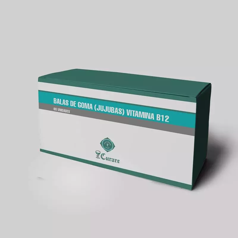 Balas De Goma (Jujubas) Vitamina B12 - 60 Unidades