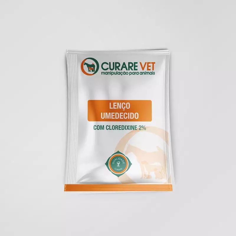 Lenço Umedecido CurareVet com Clorexidine 2% - 10 un