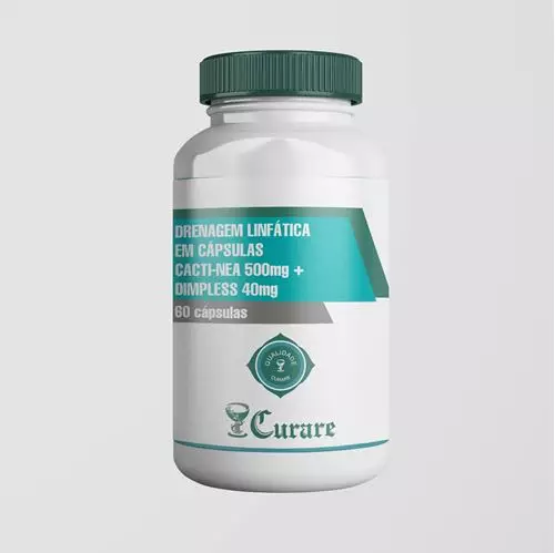Drenagem Linfática em Cápsulas Curare com Cacti-Nea 500mg + Dimples® 40mg -  60 cápsulas