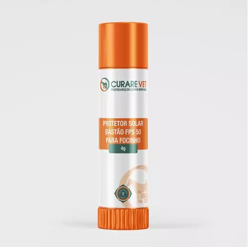 Protetor Solar CurareVet FPS 50 p/ Focinho - 4g