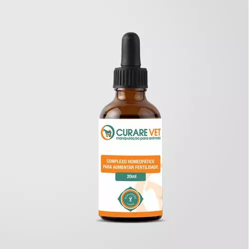 Complexo Homeopático CurareVet p/ Aumentar Fertilidade - 20ml