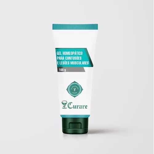 Gel Homeopático para Contusões e Lesões Musculares Curare - 100g Gel Homeopático para Contusões e Lesões Musculares Curare - 100g