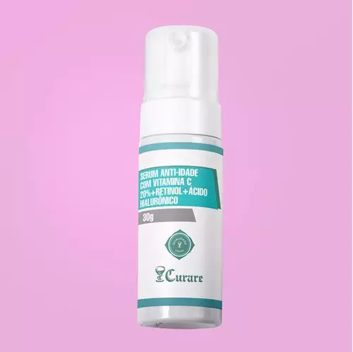 Sérum Anti-Idade com Vitamina C20%+Retinol+Ácido Hialurônico Curare - 30g Sérum Anti-Idade com Vitamina C20%+Retinol+Ácido Hialurônico Curare - 30g