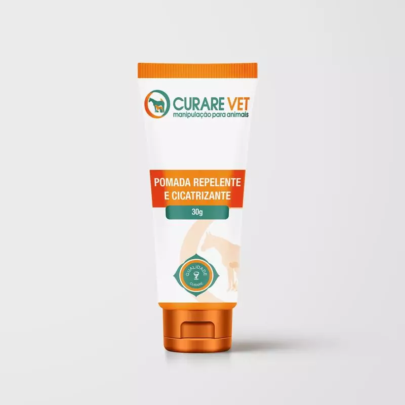 Pomada Repelente e Cicatrizante CurareVet - 30g