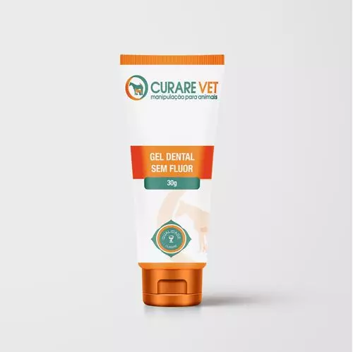Gel Dental sem Flúor CurareVet - 30g