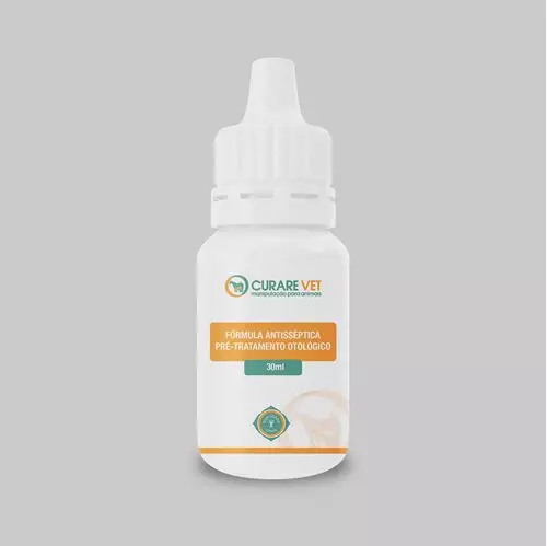 Form Antisséptica Pré- Tratamento Otológico CurareVet - 30ml Form Antisséptica Pré- Tratamento Otológico CurareVet - 30ml