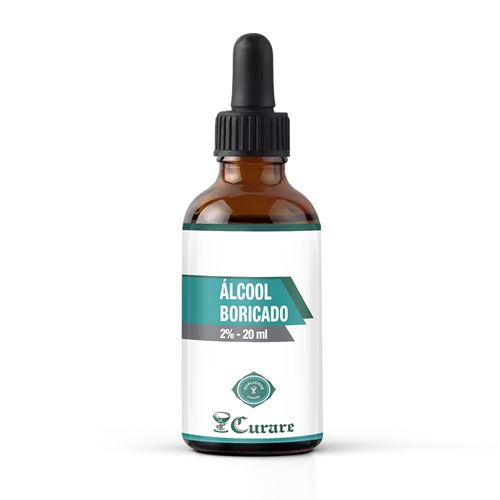 Álcool Boricado 2% - 20ml