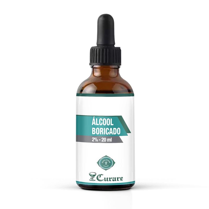 Álcool Boricado 2% - 20ml