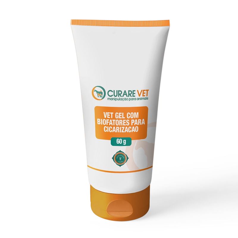 Gel com Biofatores de Crescimento Auxiliares da Cicatrização CurareVet - 60g