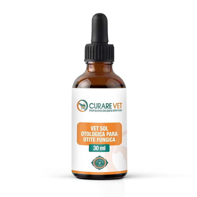 Sol.Otológica Otite Fúngica (cães) CurareVet - 30ml