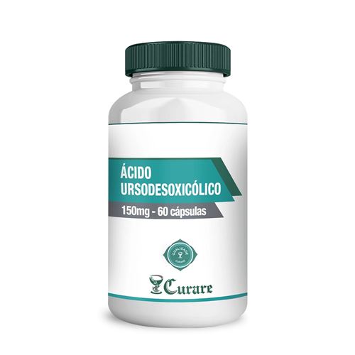 Ácido Ursodesoxicólico 150mg Curare - 60 cápsulas