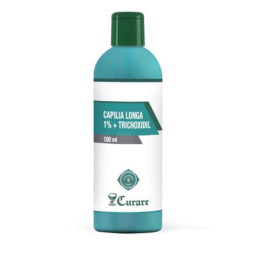 Loção Capilia Longa® 1% + TrichoXidil™3% Curare - 100ml Loção Capilia Longa® 1% + TrichoXidil™3% Curare - 100ml