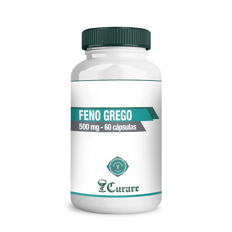 Feno Grego 500mg Curare -  60 cápsulas