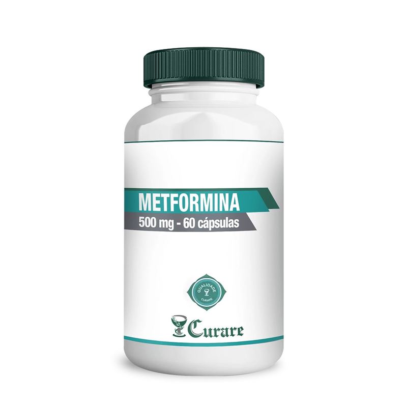 Metformina 500mg Curare - 60 cápsulas