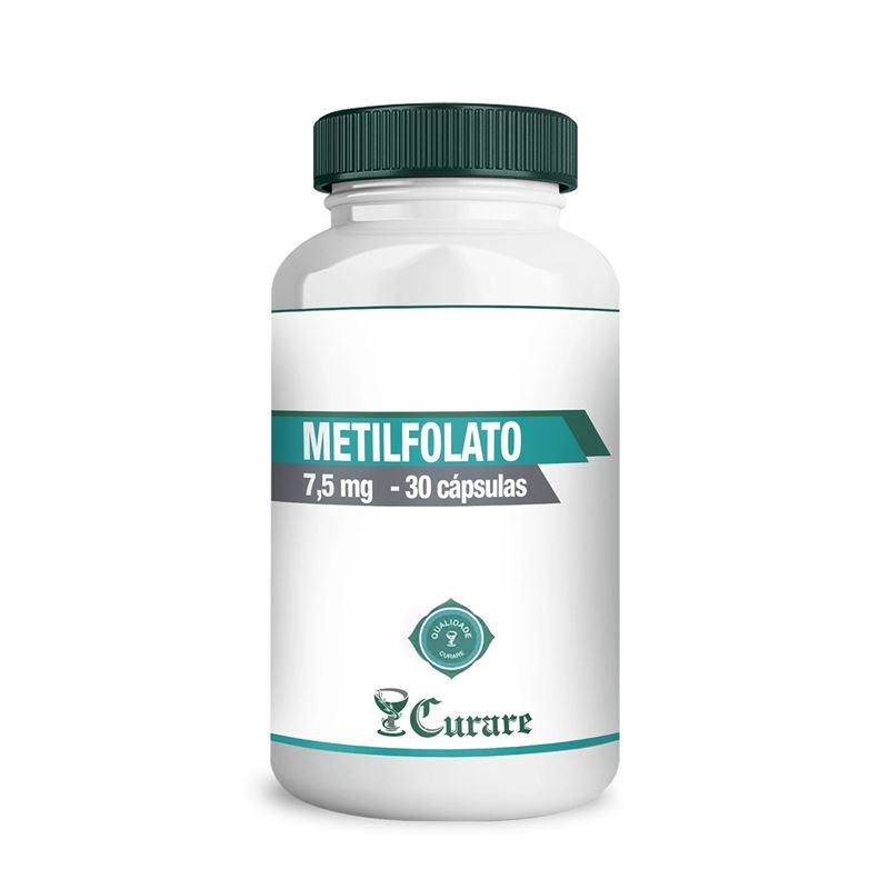 Metilfolato 7,5mg Curare - 30 cápsulas