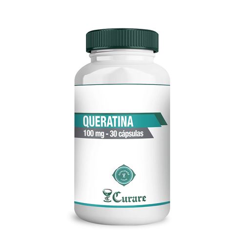 Queratina 100mg Curare - 30 cápsulas