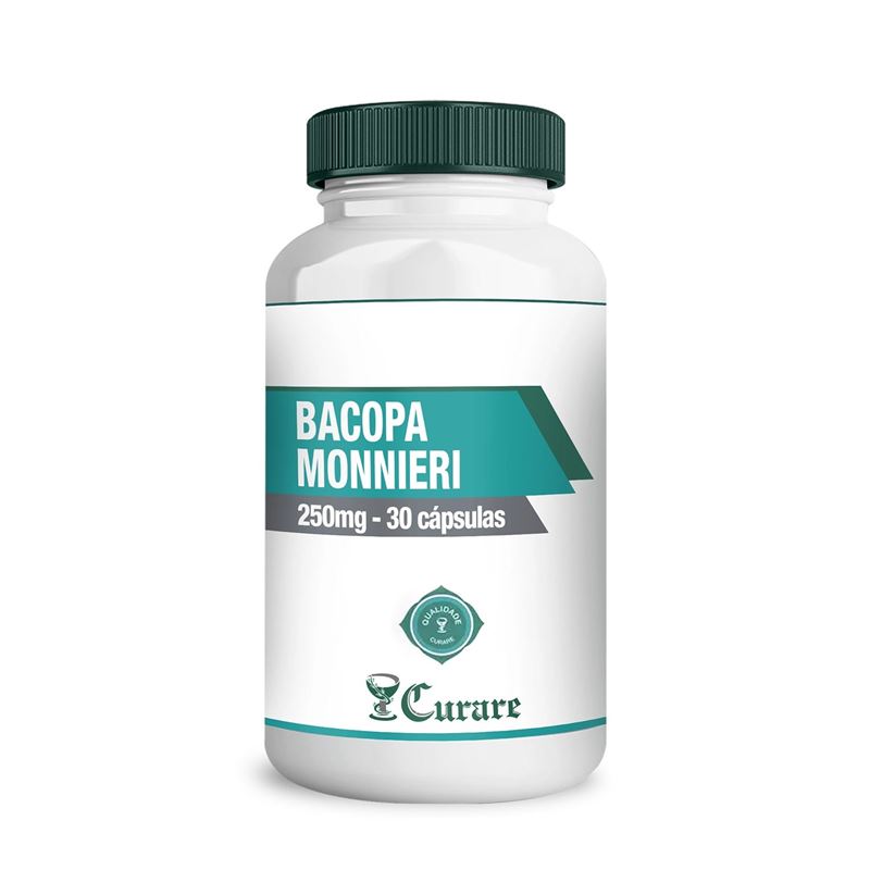 Bacopa monnieri 250mg Curare -  30 cápsulas