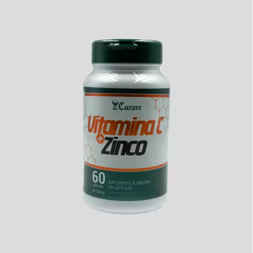 Vit C 500mg + Zinco 3mg Curare - 60 cápsulas