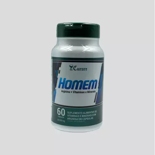 Suplemento Curare Homem - 60 cápsulas