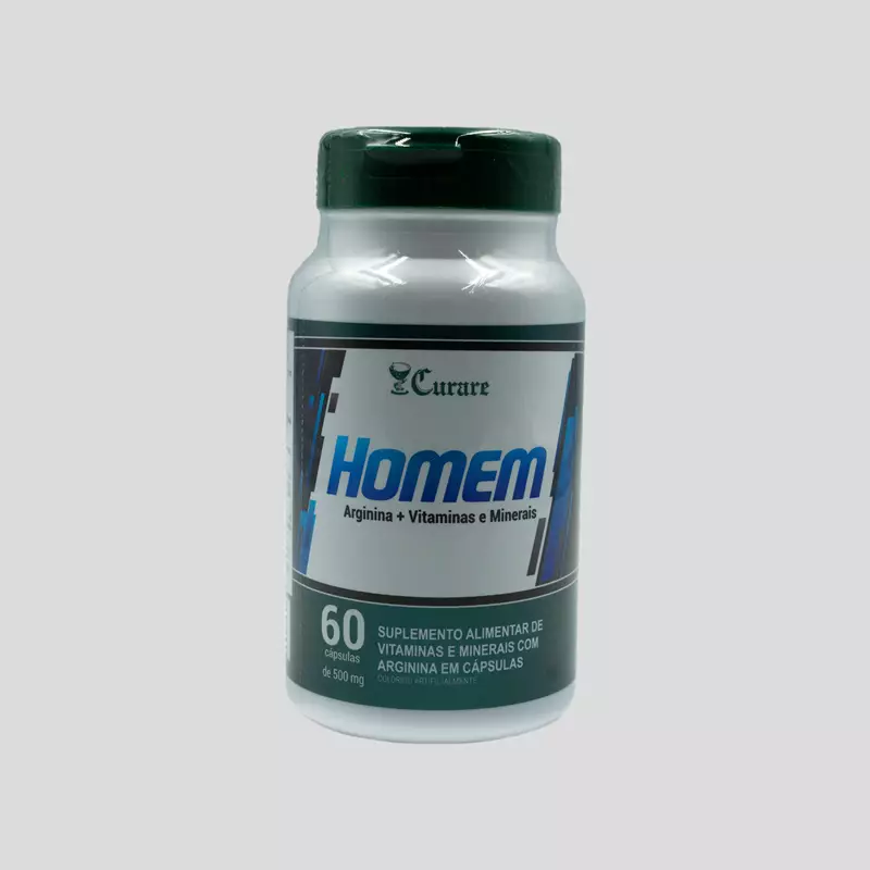 Suplemento Curare Homem - 60 cápsulas