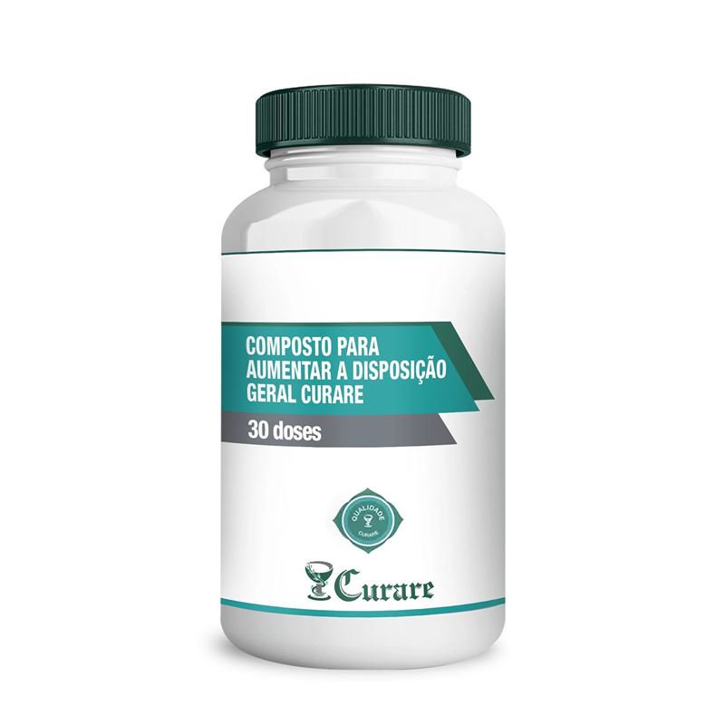 Composto p/ Aumentar a Disposição Geral Curare - 30 doses 