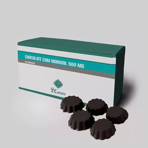 Morosil® 500mg na Forma farmacêutica Chocolate - 30 unidades