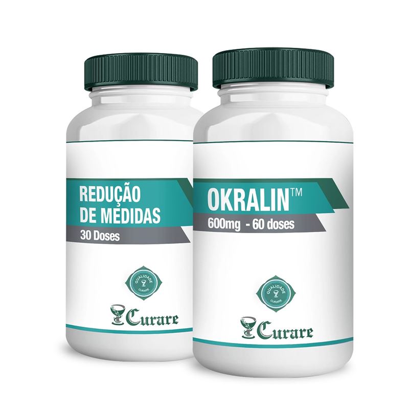 Kit Redução de Medidas c/ Okralin+Composto Morosil® /Altilix® /Cactin® Curare - 60 doses de cada