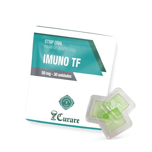 Imuno TF 50mg Strip Oral (Filmes Orodispersíveis) Curare - 30 unidades