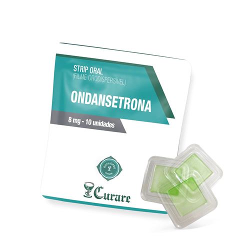 Ondansetrona 8mg Orodispersível (Strip Oral) Curare - 10 unidades Ondansetrona 8mg Orodispersível (Strip Oral) Curare - 10 unidades