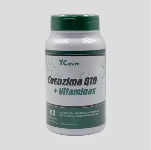 Coenzima Q10 + Vitaminas (Suplemento Industrializado Curare) - 60 cápsulas 