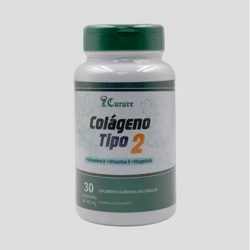 Colágeno Tipo 2 (40mg) + Associações (Suplemento Industrializado Curare) - 30 cápsulas