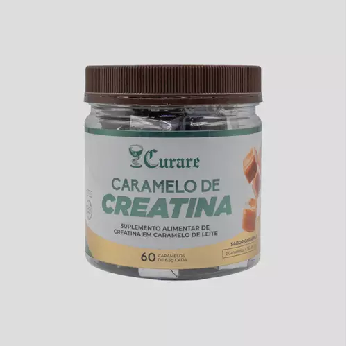 Creatina em Caramelo de Leite Curare - 60 unidades