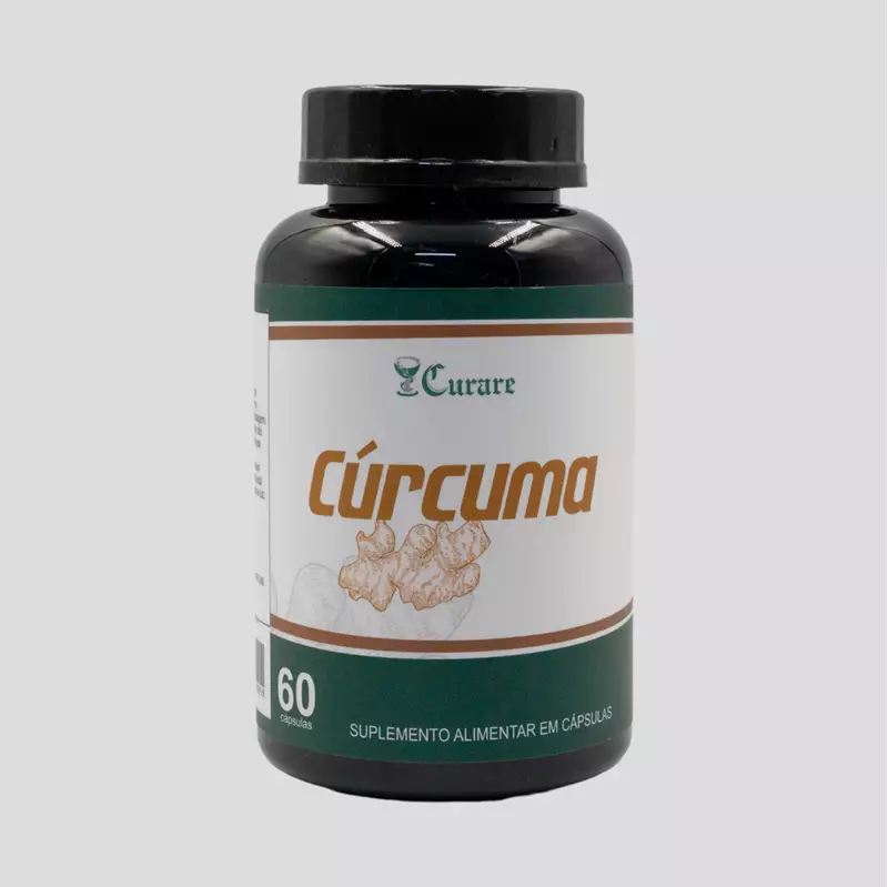 Cúrcuma (Suplemento Industrializado Curare) - 60 cápsulas
