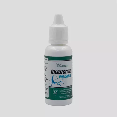 Melatonina Gotas 0,21mg/Gota (Suplemento Industrializado Curare) - 20ml 