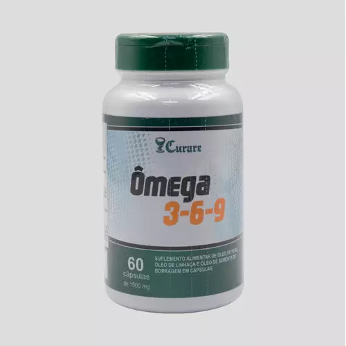 Ômega 3/6/9 (Suplemento Industrializado Curare) - 60 cápsulas